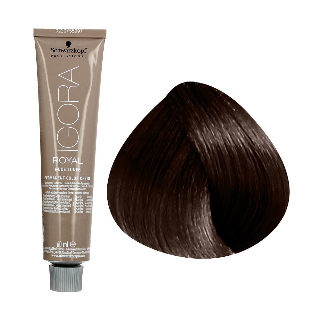 Coloration Permanente Nude Tones Igora Royal Nude Tones