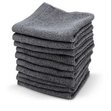 Grey Sponge Towel 50x80 330g Pack of 10