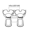 Intercalaire alu INFRALADY Caruso-Katy-Lion