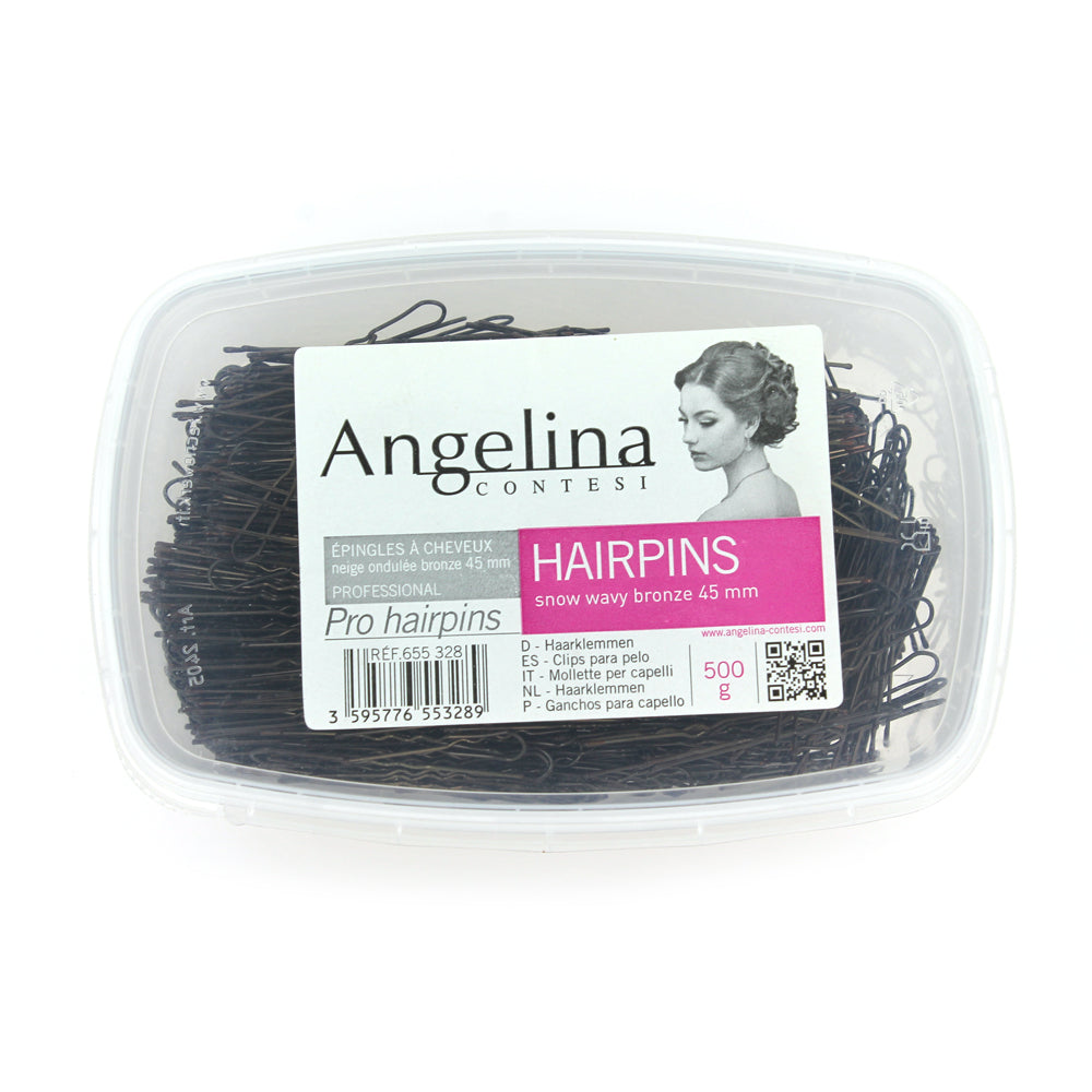 Pack of 45mm wavy hair pins