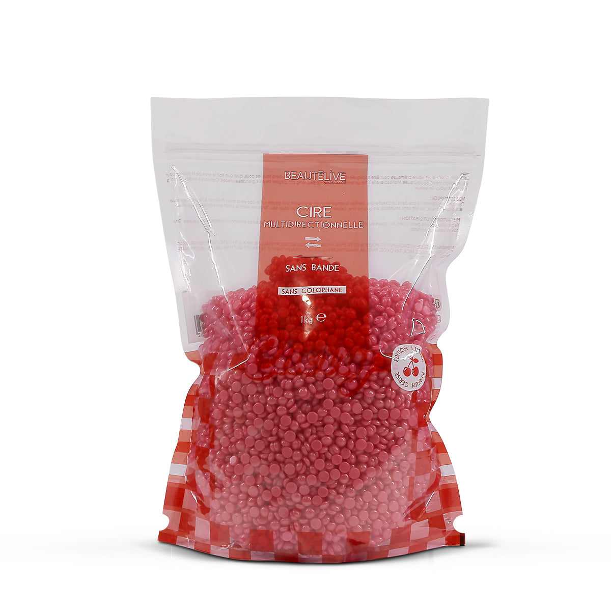 Multidirectional peelable wax, cherry fragrance