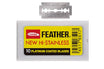 Pack of 10 Feather double edge razor blades