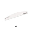 White Half-Moon Nail File 100/180 X6