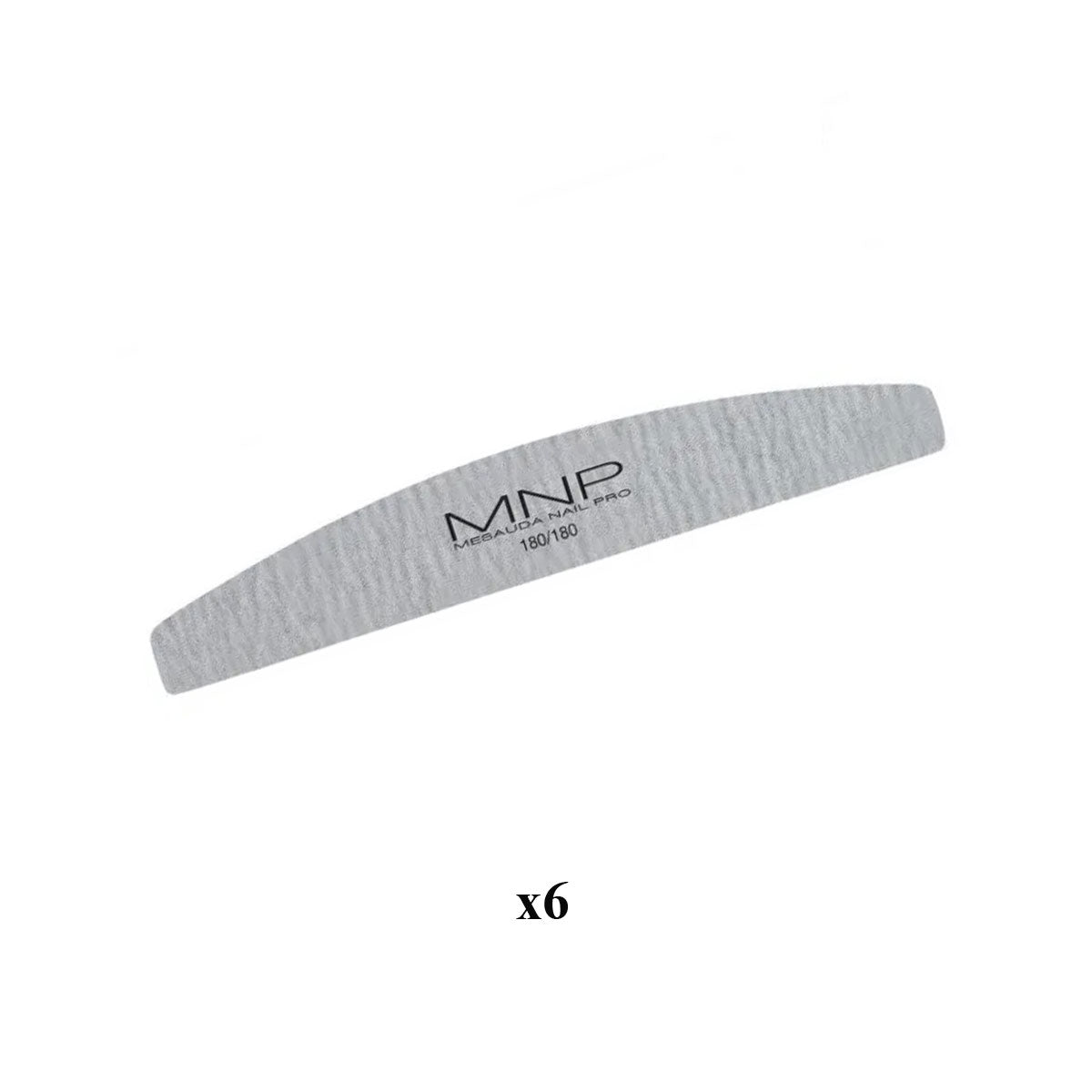 Half-Moon Nail File Zebra 180/180 X6