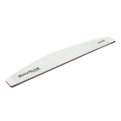 Double-sided washable half-moon nail file 100/100