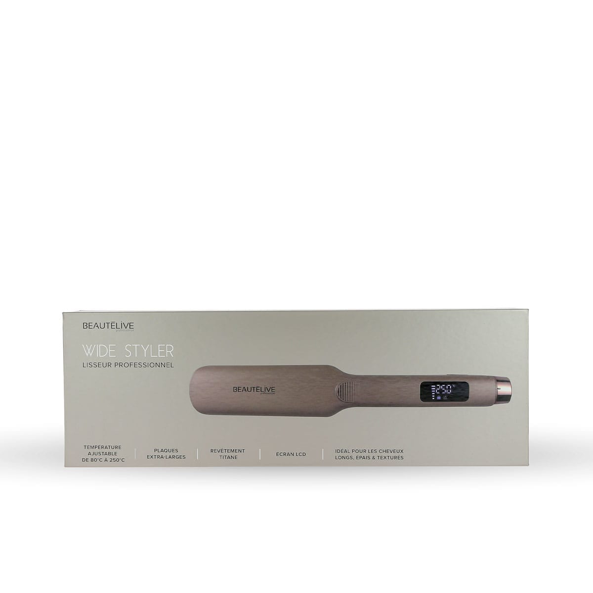 WIDE STYLER Hair Straightener Extra Wide Plates