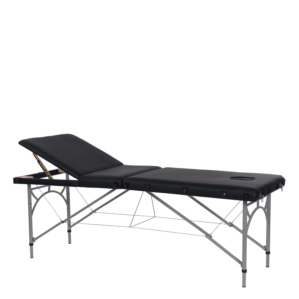 Lit de massage Varis noir pliant domicile