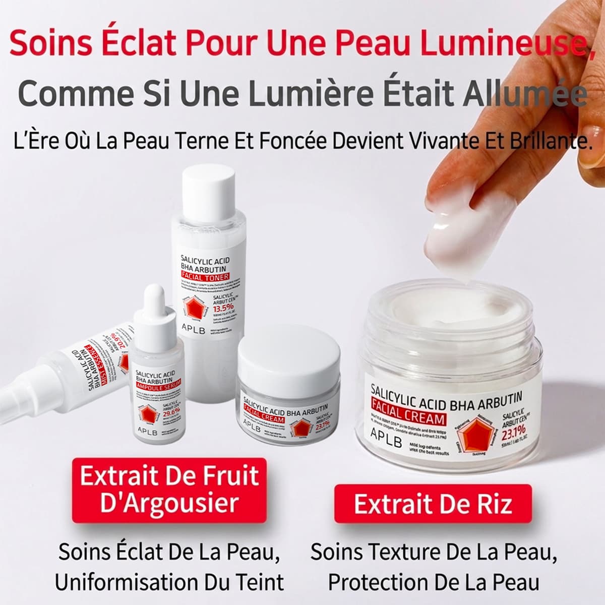 Lotion Tonique Acide Salicytique BHA Arbutine