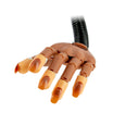Flexible articulated practice hand + 100 nails