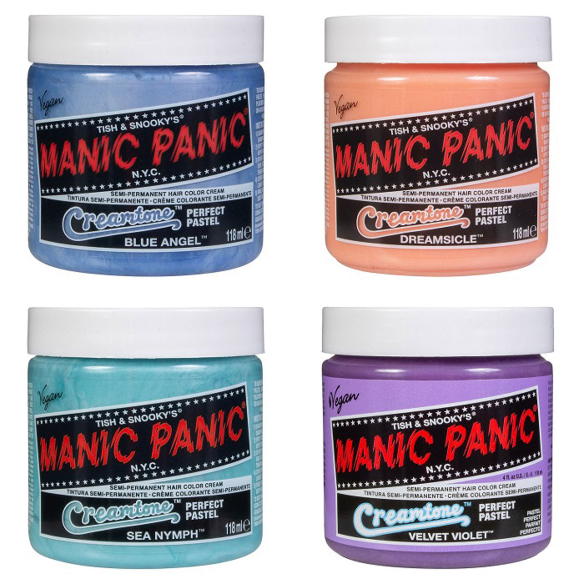 Pastel Creamtones Semi-Permanent Dyes