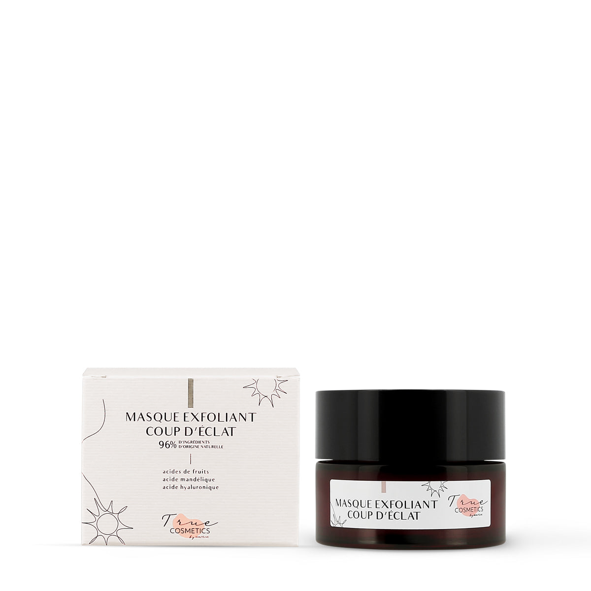 Masque exfoliant coup d'éclat 100ml True Cosmetics Beautélive