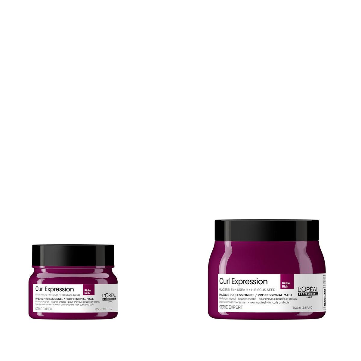 Curl Expression Co-Enriched Touch Mask for Coily Hair