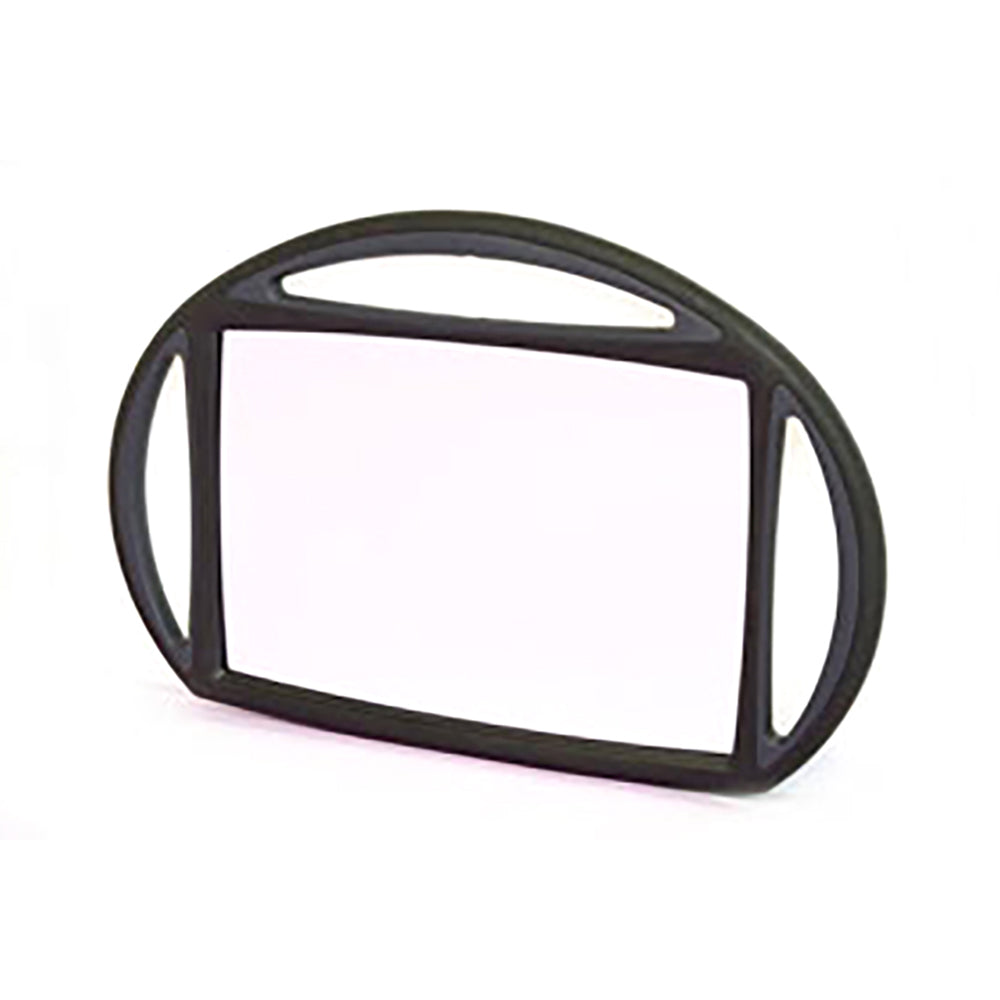 Rectangular hairdressing mirror with 3 handles