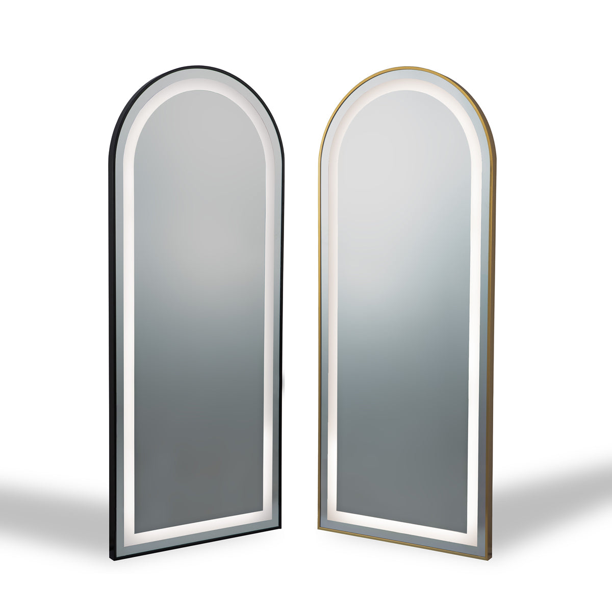 Miroir RIM Semi-Ovale avec Lumière LED