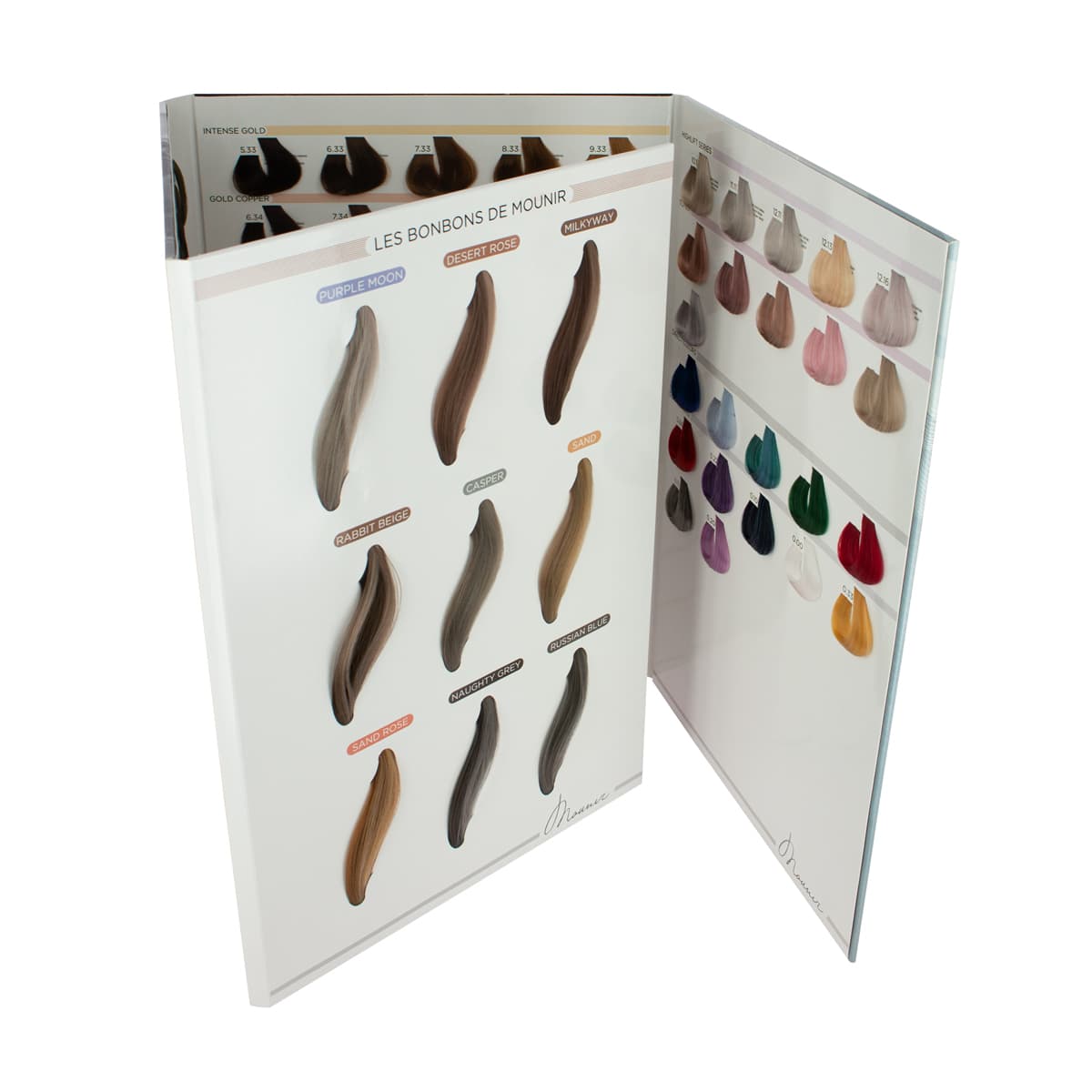 Permanent Hair Colour Chart