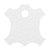 MADAME Quilted Button Chest White Gloss Frame