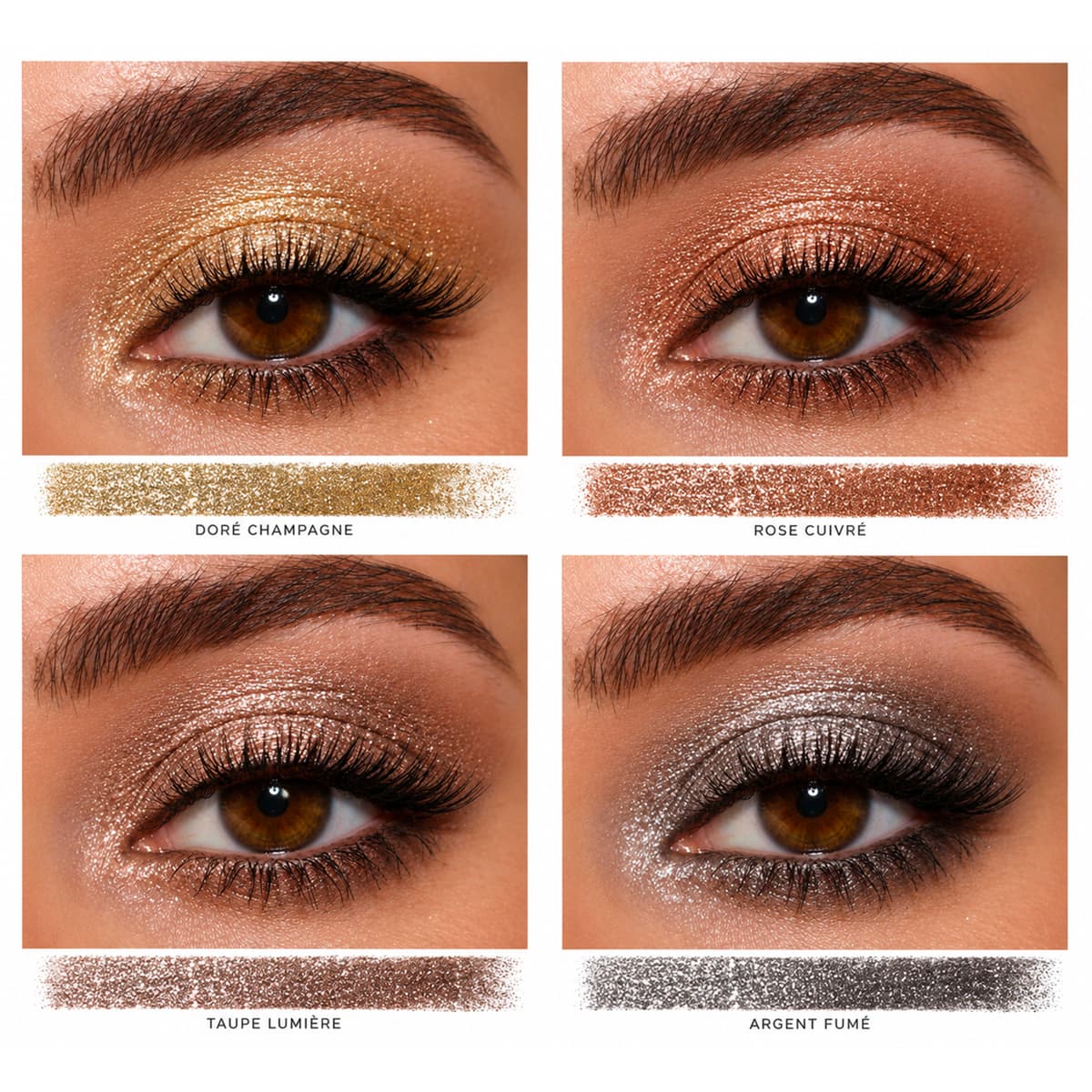 Palette 4 Ombres à Paupières Glitter Queen