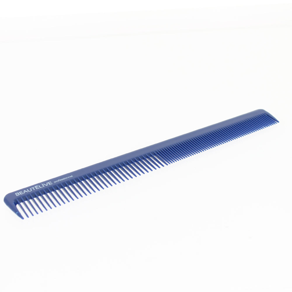 Slanted ABS Cutting Comb 18cm, blue