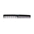 Black Carbon Double Detangler Comb 18.3cm