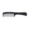 Carbon detangling comb with handle 22cm