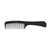 Carbon detangling comb with handle 22cm