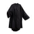 Brighton Black Polyester Dressing Gown with Sleeves