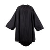 Brighton Black Polyester Dressing Gown with Sleeves