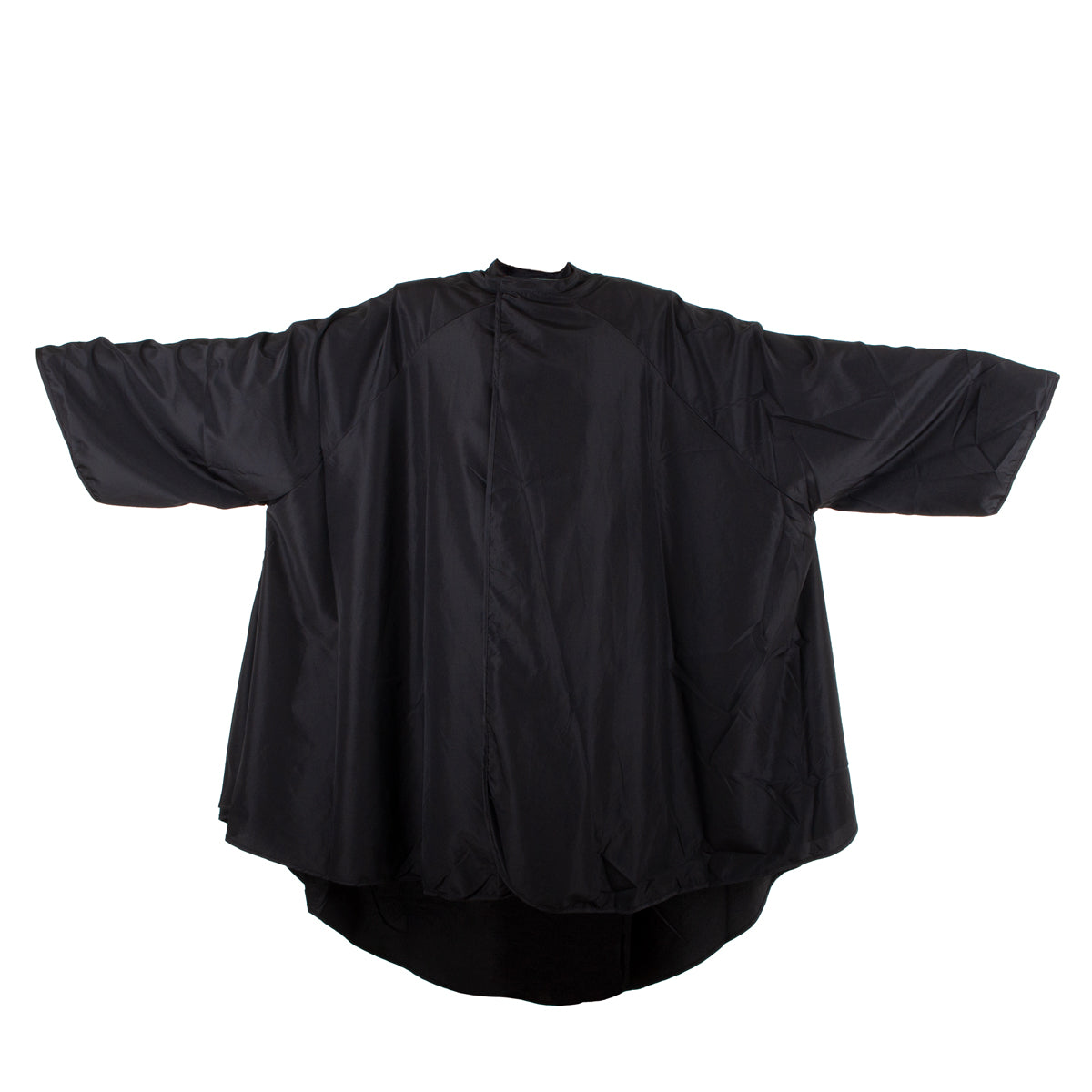 Peignoir polyester Noir avec manches