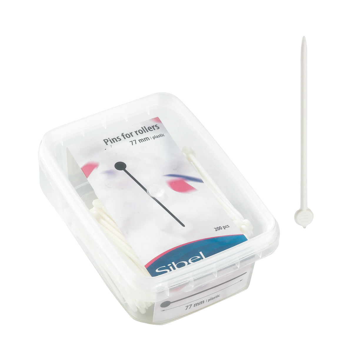 Plastic hair rollers
