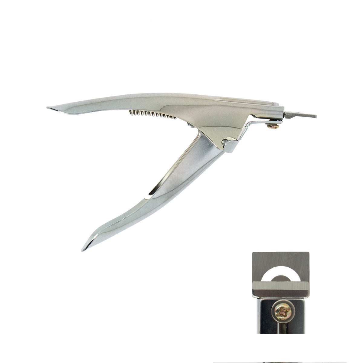 Guillotine capsule cutter