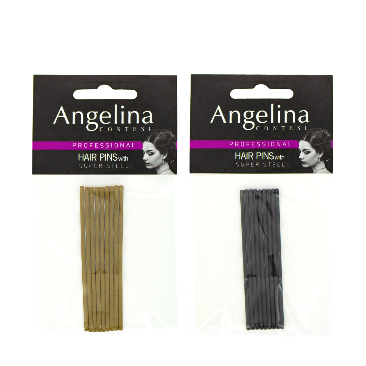 Waved hair pins 70mm x9