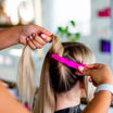 Pink Crocodile Sectioning Clips x4