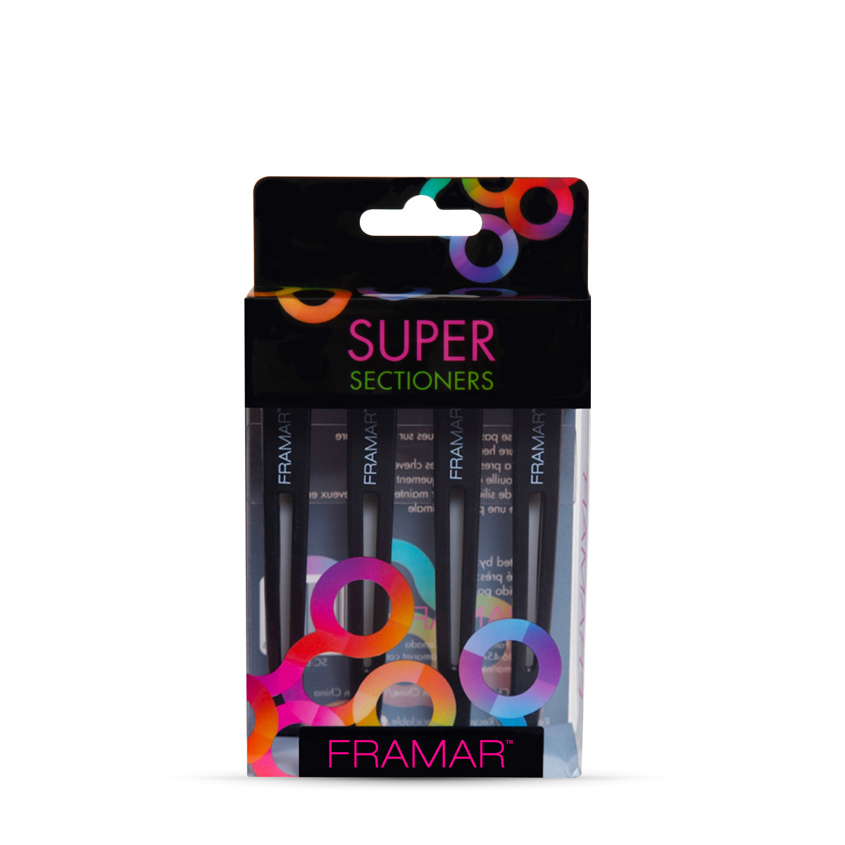 Hair Sectioning Clips Black x4
