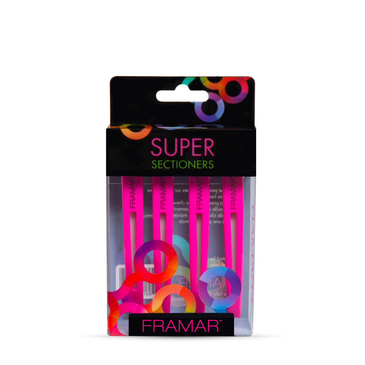 Hair Sectioning Clips Pink x4