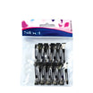 Metal single-prong sectioning clips