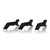 Hair sectioning clips x4