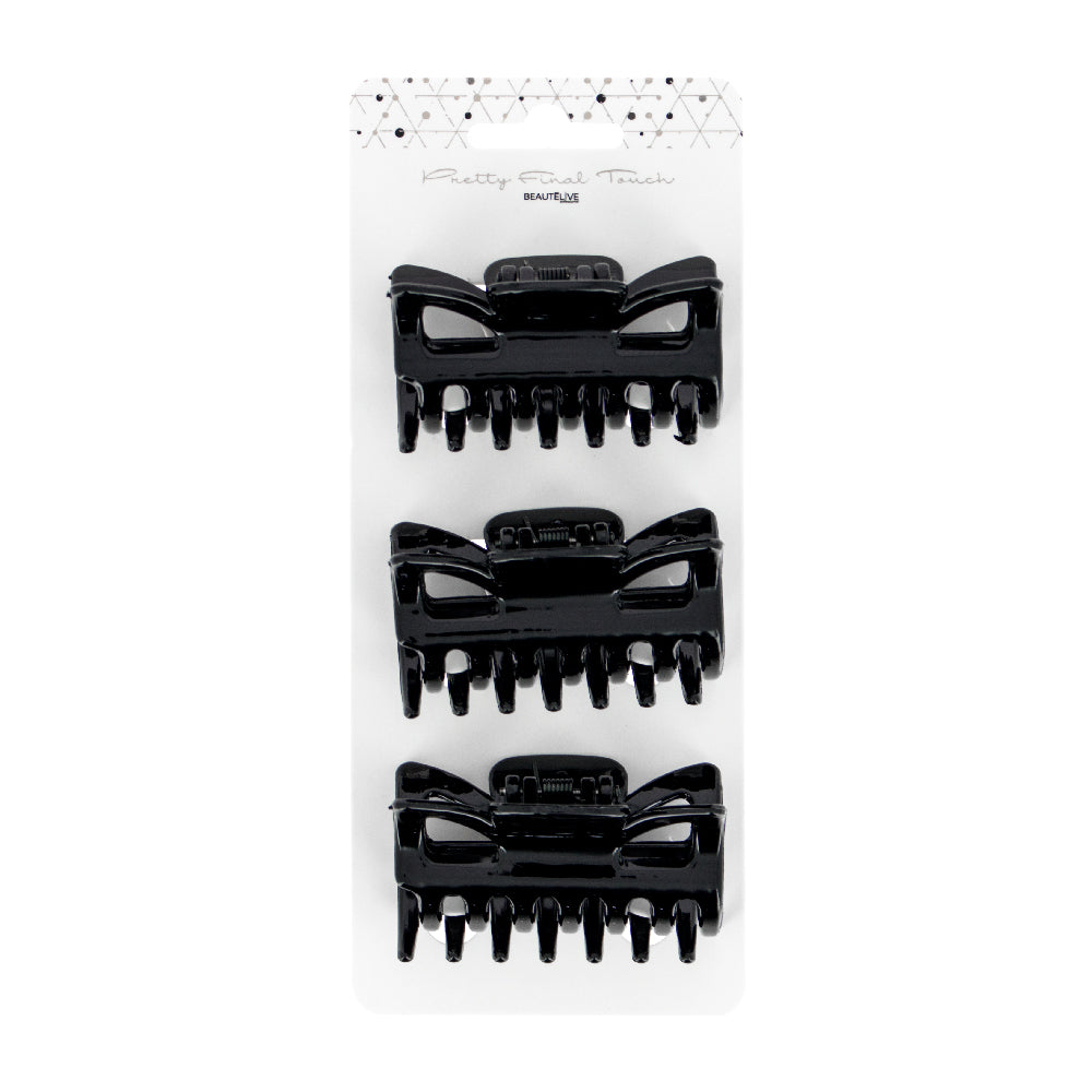 Assorted hair clips x3