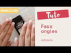 Adhesive press-on nail kit x24