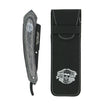 Shavette razor with whitewashed wooden handle