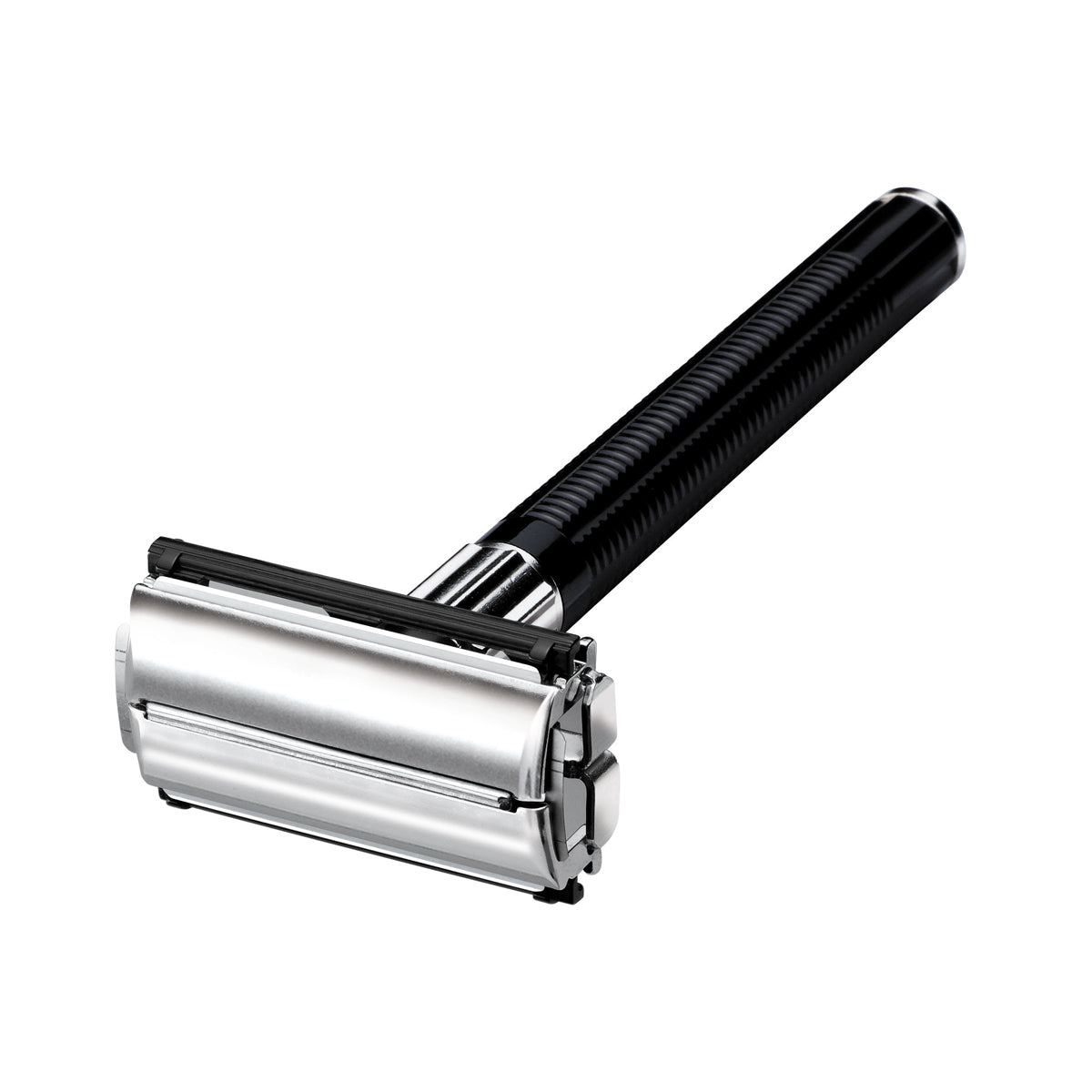 Feather double edge black razor