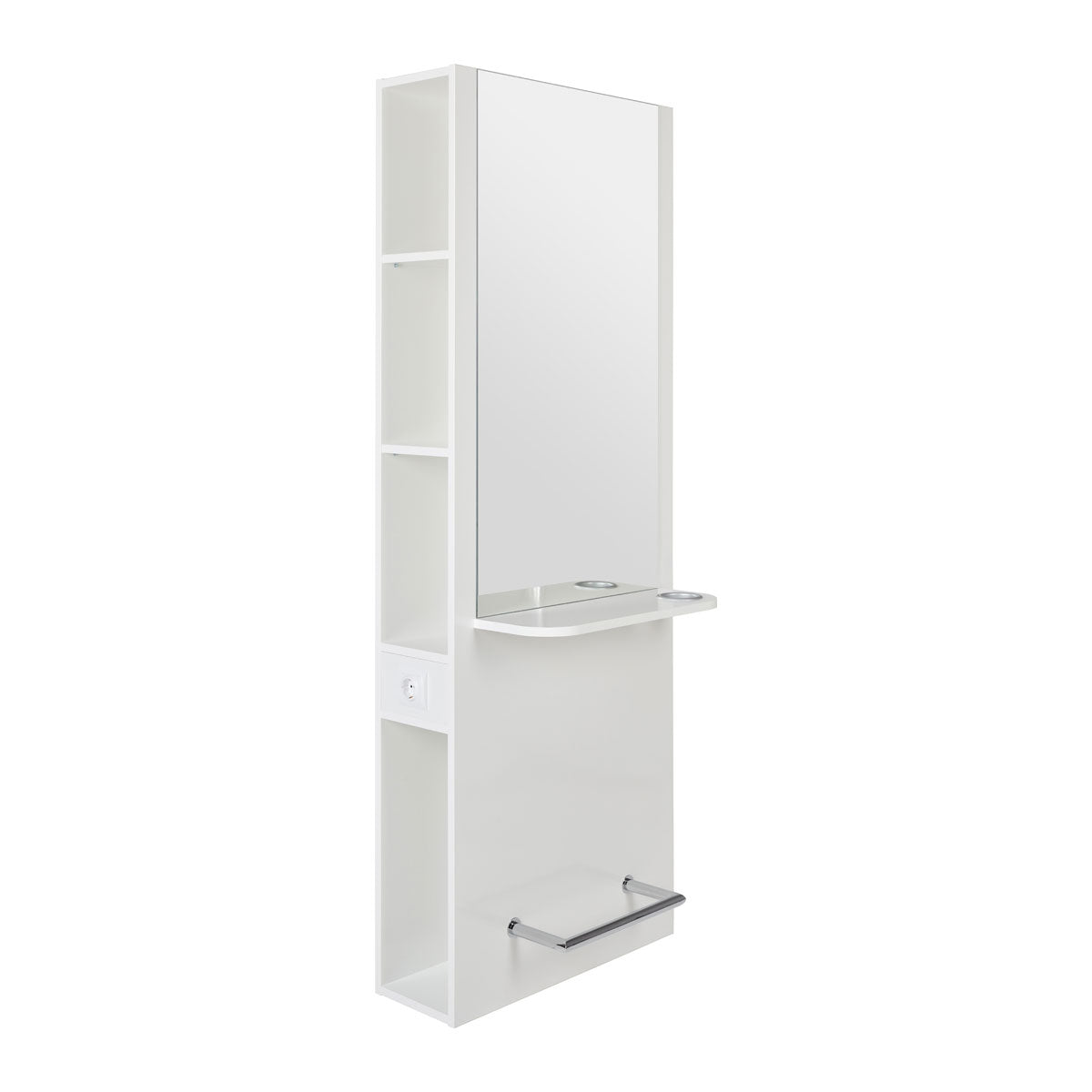 HELEN Wall-Mounted Hairdressing Unit 1 position Matte Finish + Footrest