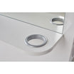 HELEN Wall-Mounted Hairdressing Unit 1 position Matte Finish + Footrest