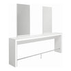 Coiffeuse ORLANDO II Murale 2 places Finition Mate Eclairage LED