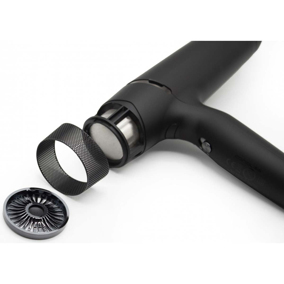 WHISPER Black Matte Digital Hair Dryer