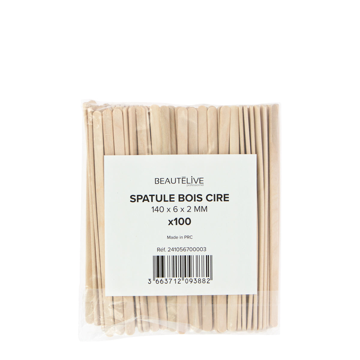 Wooden Spatula 140x6x2mm X100