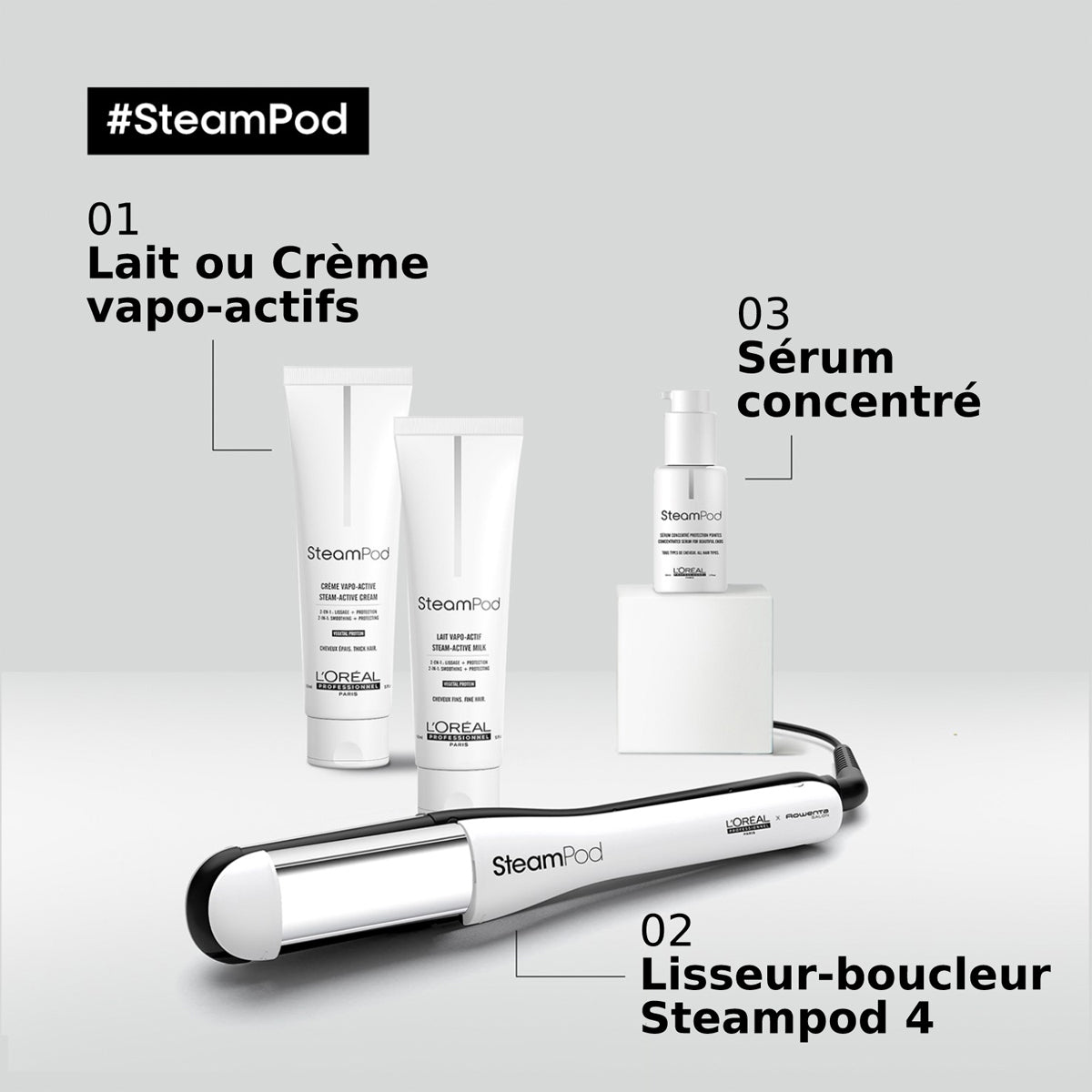 Steampod 4.0 Pack + Smoothing Treatment