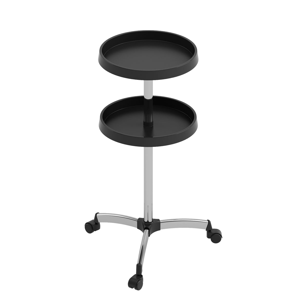LAURA 2 Round Black Trays Coloration Table
