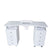 DISTAL Manicure Table 2 White Wood Cabinets