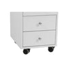 DISTAL Manicure Table 2 White Wood Cabinets
