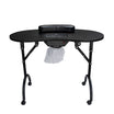 Folding manicure table with SWAN vacuum cleaner